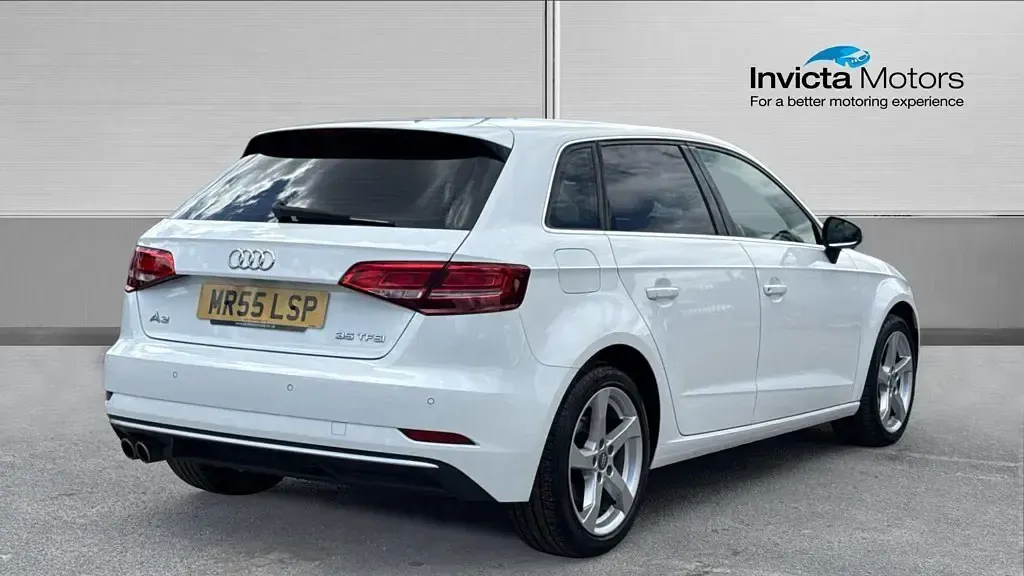 Used Audi A3 Sport 150 HP (110 kW) 2019 Ibis white gloss Sedan