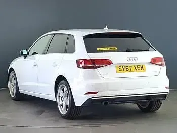 Used Audi A3 Sport 115 HP (84 kW) 2017 White Hatchback