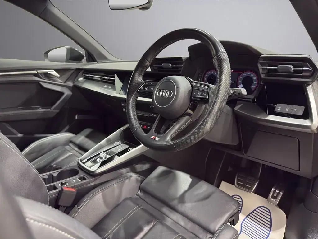 Used Audi A3 Sportback S-Line 150 HP (110 kW) 2021 Black Hatchback