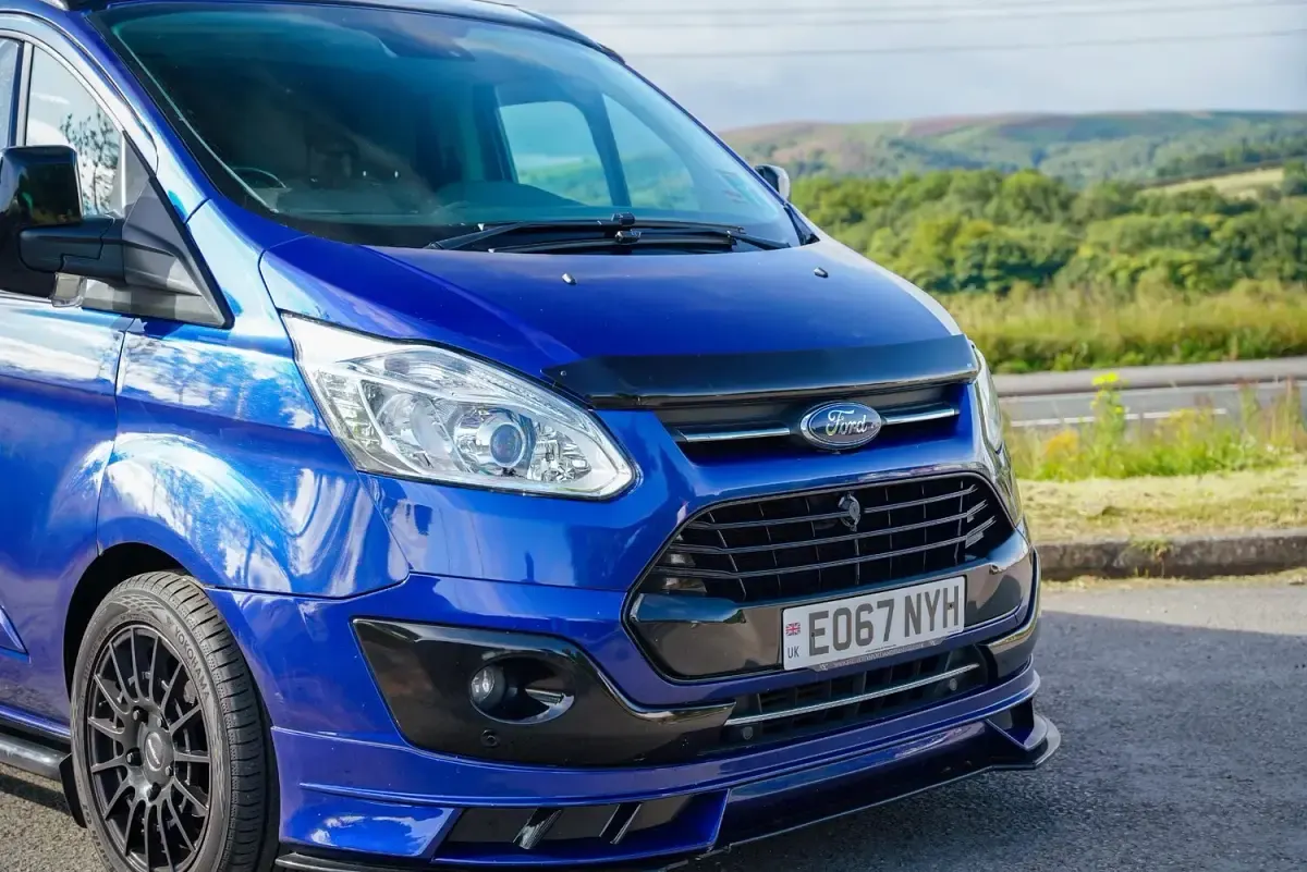Used Ford Transit Custom Limited 130 HP (95 kW) 2017 Blue Van