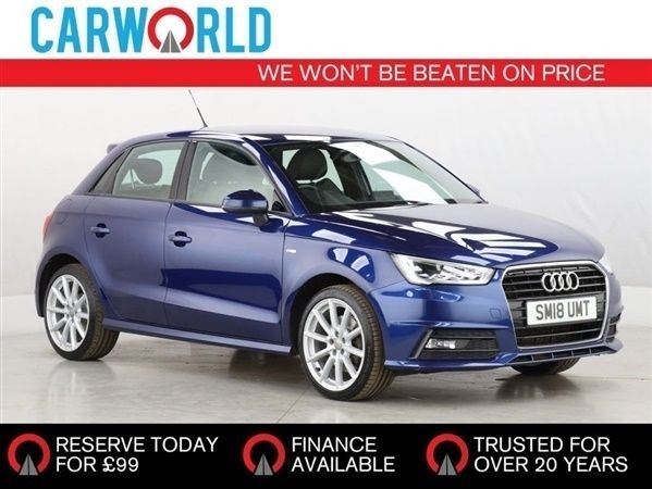Blue Used 2018 Audi A1 Sportback S-Line Hatchback | £10,990 (Fair price) - Image 1/1