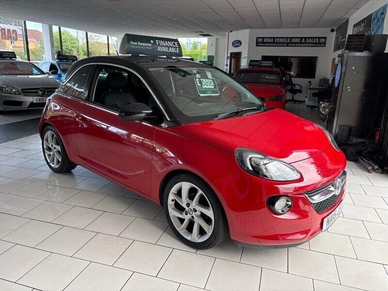 Used Vauxhall Adam Slam 2015 Red Hatchback