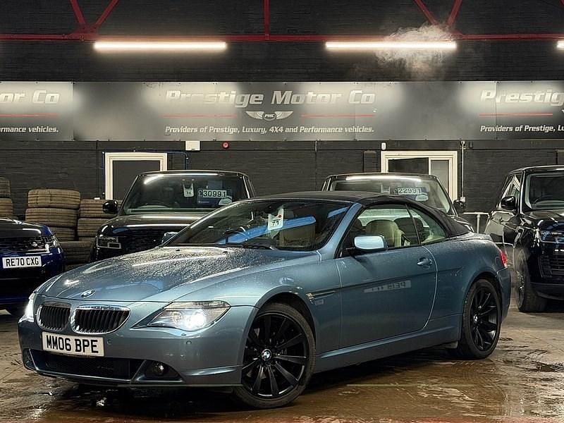 Used BMW 630 Cabriolet Sport Line 2006 Blue Cabriolet