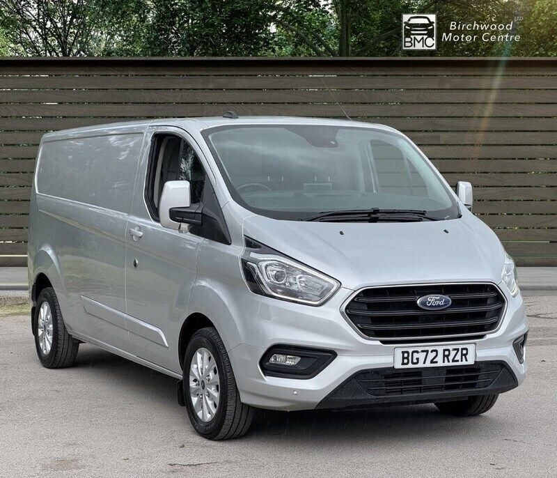 Silver Used 2022 Ford Transit Custom Limited Van | £16,995 (Fair price) - Image 1/4