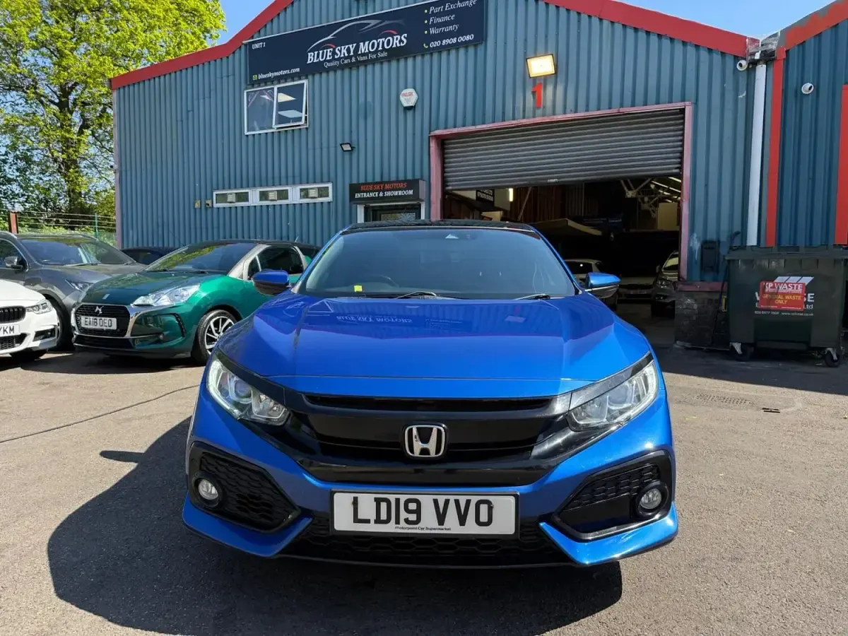 Used Honda Civic EX 2019 Blue Hatchback