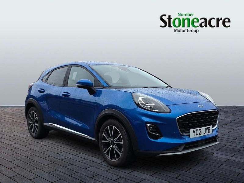 Used Ford Puma Titanium 125 HP (91 kW) 2021 Blue Hatchback