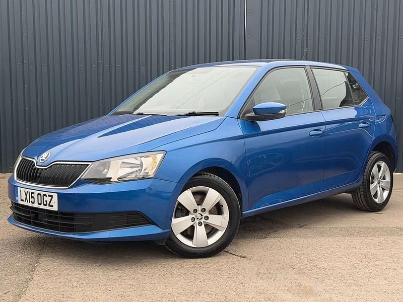 Used Skoda Fabia SE 110 HP (80 kW) 2015 Blue Hatchback