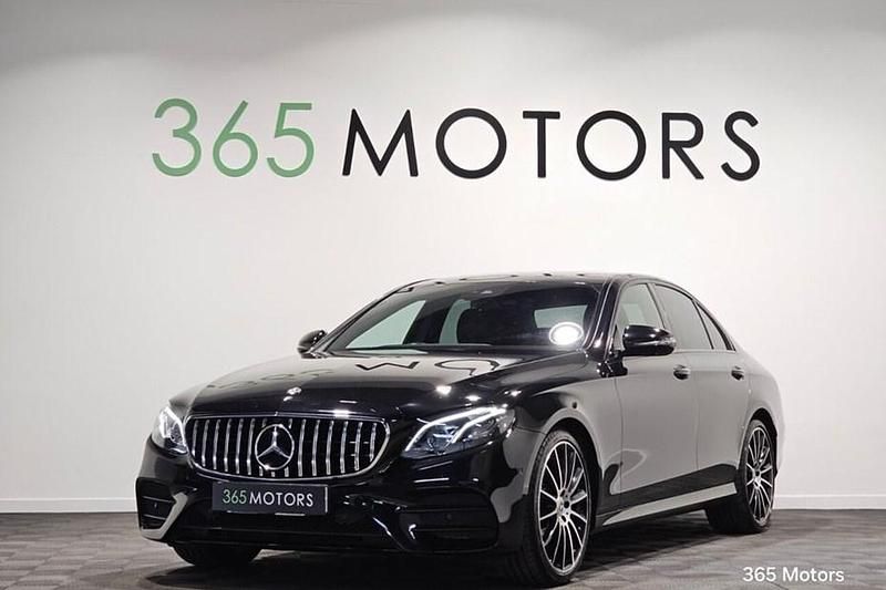 Used Mercedes E220 AMG line 194 HP (142 kW) 2019 Black Sedan