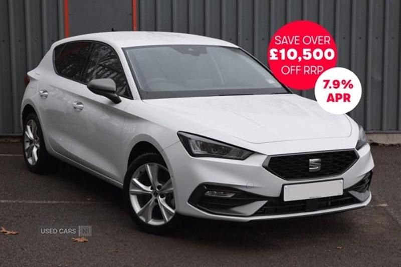 White New 2025 Seat Leon FR Hatchback | £25,995 (Fair price) - Image 1/1