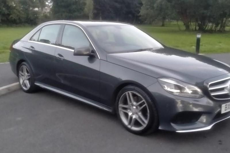 Used Mercedes E250 AMG line 204 HP (150 kW) 2015 Grey Sedan