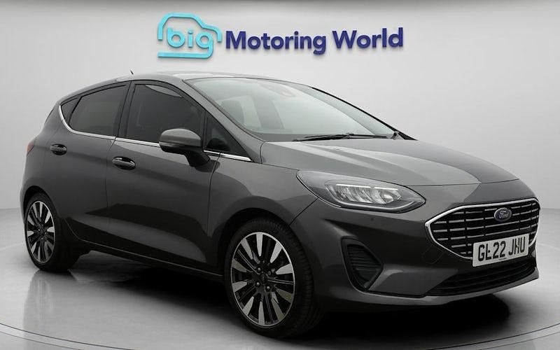 Grey Used 2022 Ford Fiesta Titanium Hatchback | £12,800 (Fair price) - Image 1/4