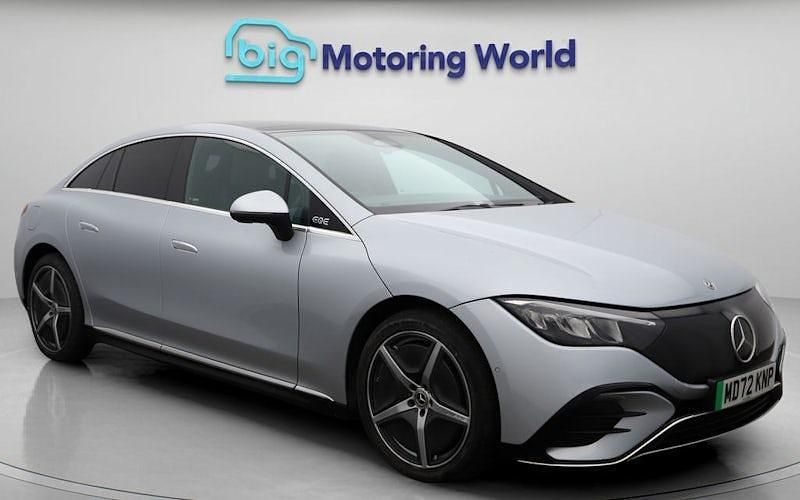 Used Mercedes EQE300 AMG line 180 kW (245 HP) 2022 Silver Sedan