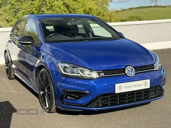 Used VW Golf VII R 300 HP (220 kW) 2019 Blue Hatchback