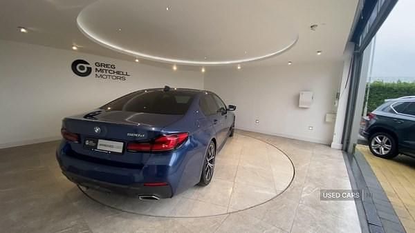 Used BMW 520 M Sport 2021 Blue Sedan