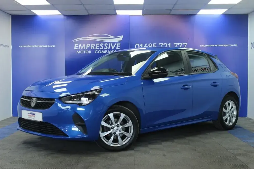 Used Vauxhall Corsa Edition 75 HP (55 kW) 2022 Blue Hatchback