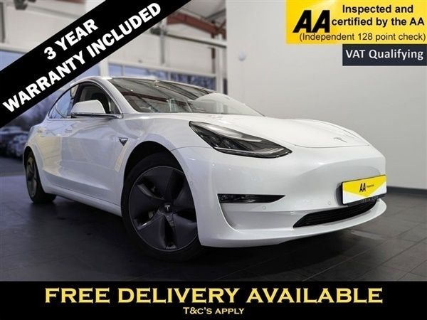 White Used 2020 Tesla Model 3 Long Range AWD Sedan | £18,954 (Expensive) - Image 1/1