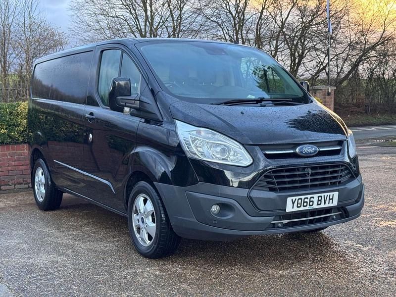 Used Ford Transit Custom Limited 130 HP (95 kW) 2017 Black Van