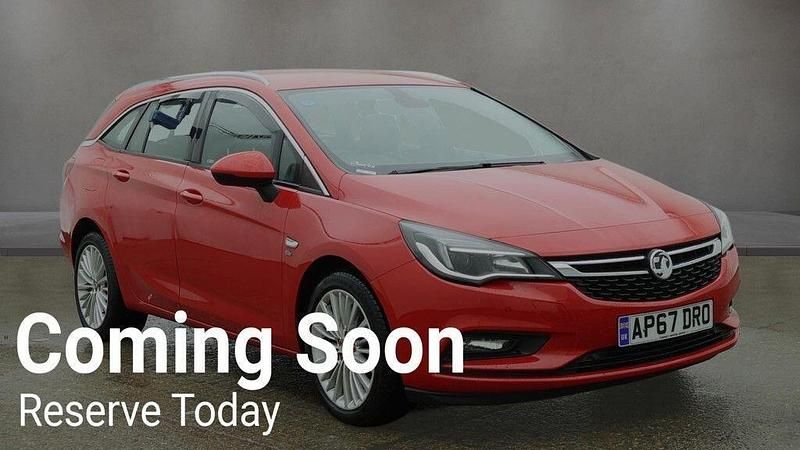 Used Vauxhall Astra Elite 150 HP (110 kW) 2018 Red Estate