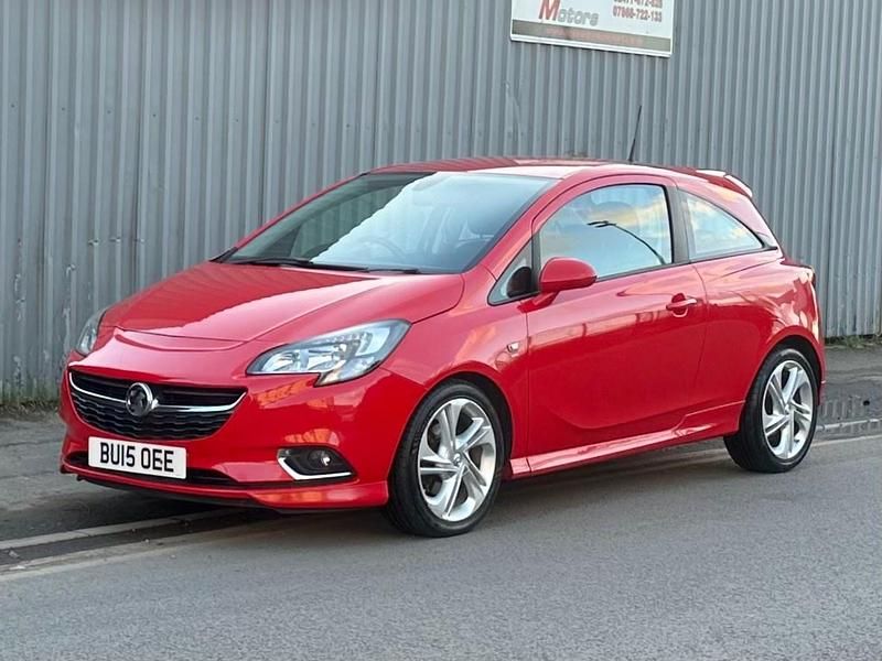 Used Vauxhall Corsa SRi 100 HP (73 kW) 2015 Red Hatchback