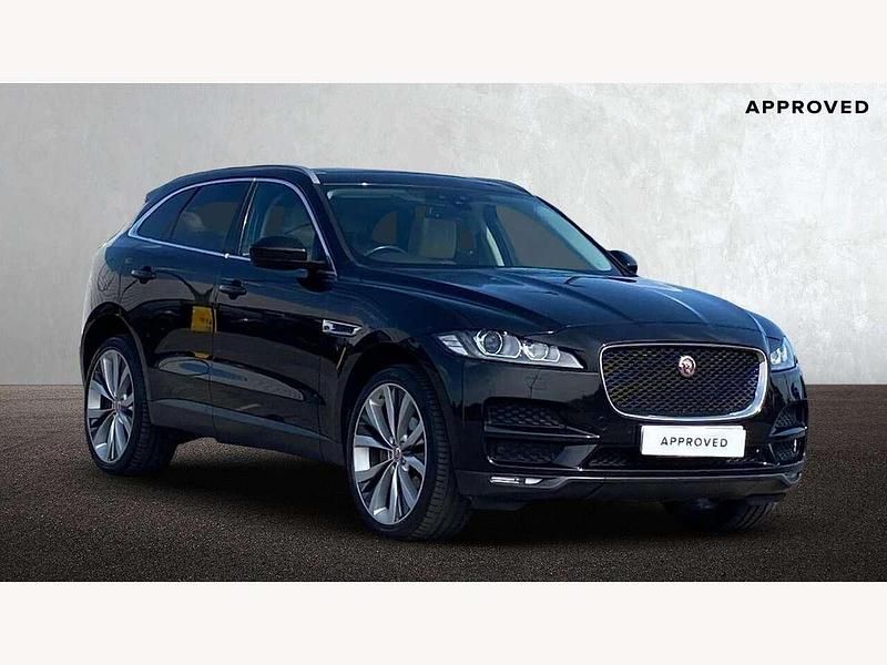 Black Used 2018 Jaguar F-Pace Portfolio SUV | £20,595 (Fair price) - Image 1/4