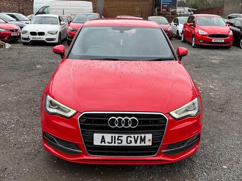 Used Audi A3 Sportback S-Line 2015 Red Hatchback