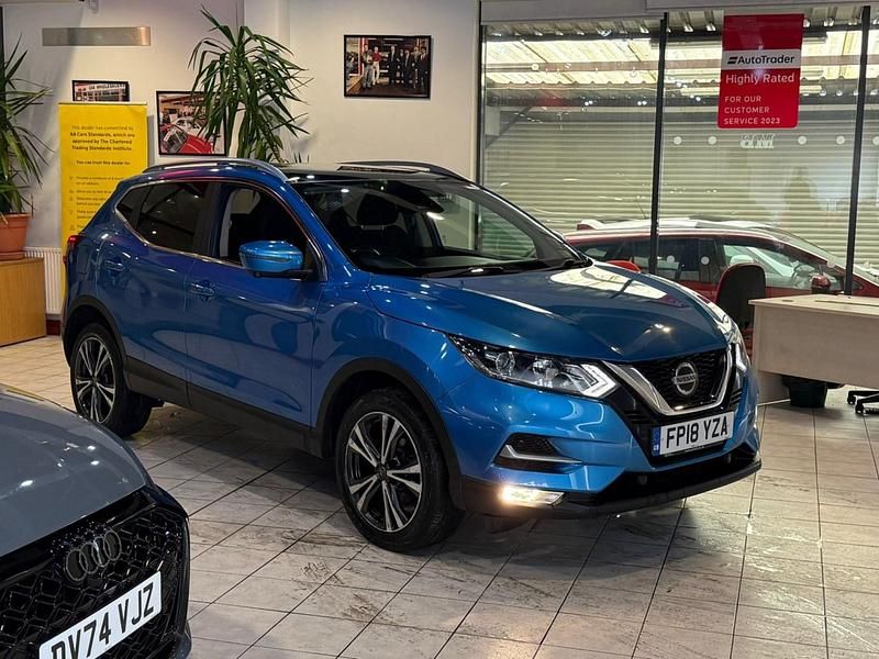 Used Nissan Qashqai N-Connecta 2018 Blue SUV