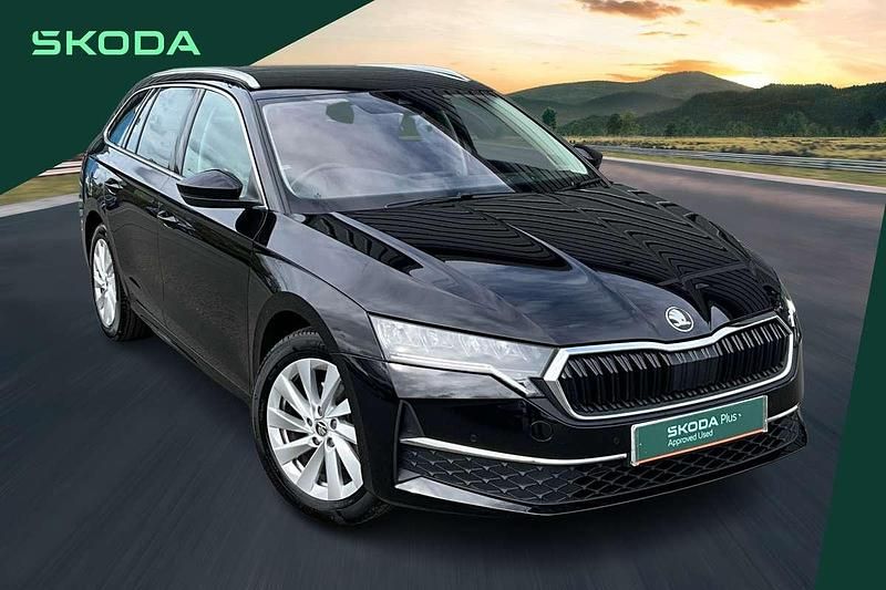 Black Used 2024 Skoda Octavia SE L Estate | £22,690 (A bit pricey) - Image 1/4