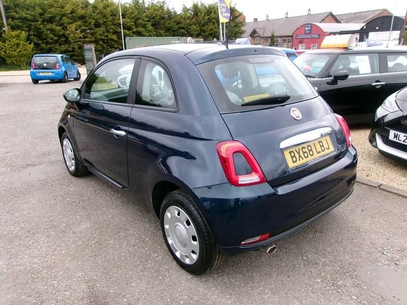 Used Fiat 500 Pop 69 HP (50 kW) 2018 Blue Hatchback