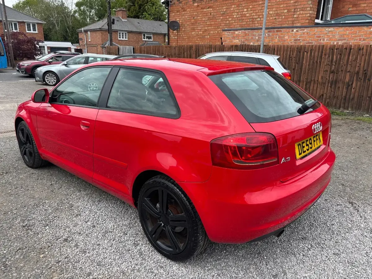 Used Audi A3 2009 Red Hatchback