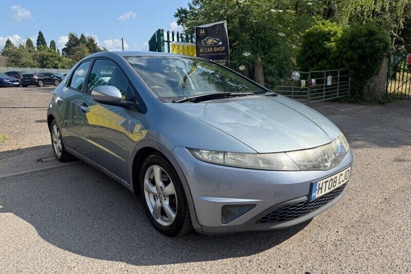 Blue Used 2008 Honda Civic SE Hatchback | £2,195 (Fair price) - Image 1/1