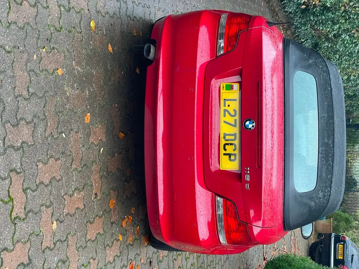 Used BMW 118 Cabriolet Sport Line 2009 Red Cabriolet