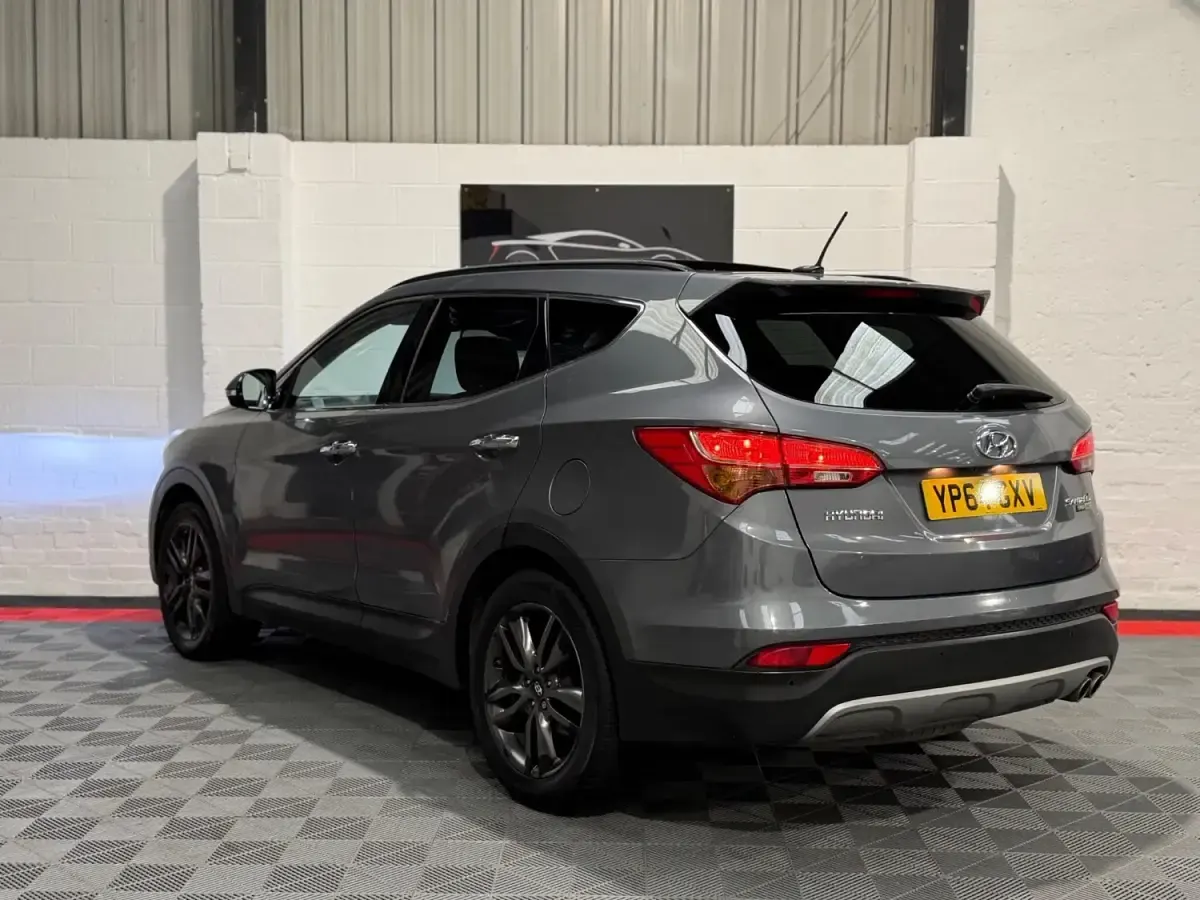 Usado Hyundai Santa Fe Premium SE 2014 Plateado SUV