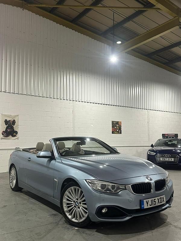 Used BMW 420 Luxury Line 2015 Blue Cabriolet