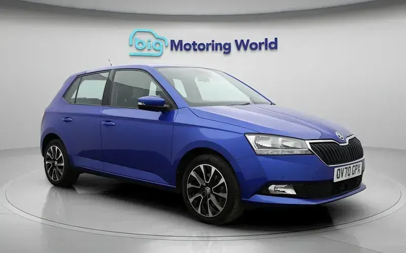 Used Skoda Fabia SE Drive 95 HP (69 kW) 2021 Blue Hatchback