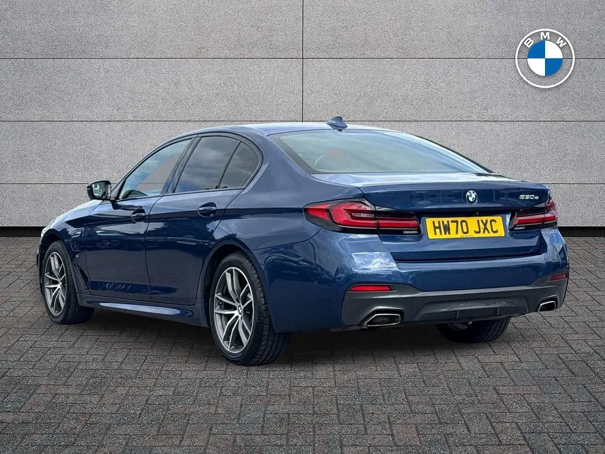 Used BMW 530e M Sport 288 HP (211 kW) 2020 Blue Sedan