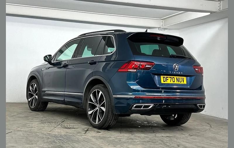 Used VW Tiguan R-line 150 HP (110 kW) 2021 Blue SUV