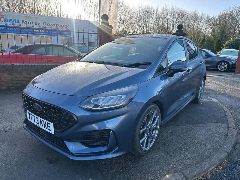 Usado Ford Fiesta ST-Line 125 HP (91 kW) 2023 Azul Citadino