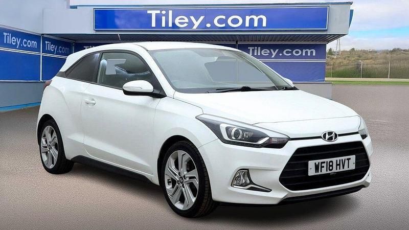 Used Hyundai i20 Premium 2018 White Coupe