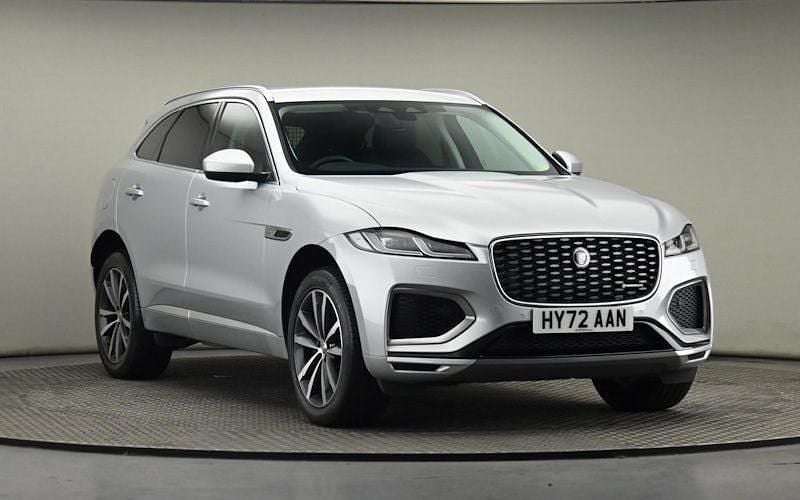 Hakuba silver Used 2022 Jaguar F-Pace R-Dynamic SUV | £27,650 (Fair price) - Image 1/4