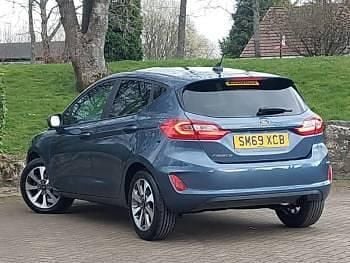 Used Ford Fiesta Trend 75 HP (55 kW) 2020 Blue Hatchback