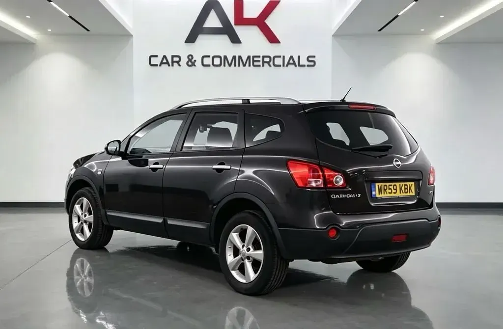 Used Nissan Qashqai +2 N-TEC 102 HP (75 kW) 2009 Black SUV