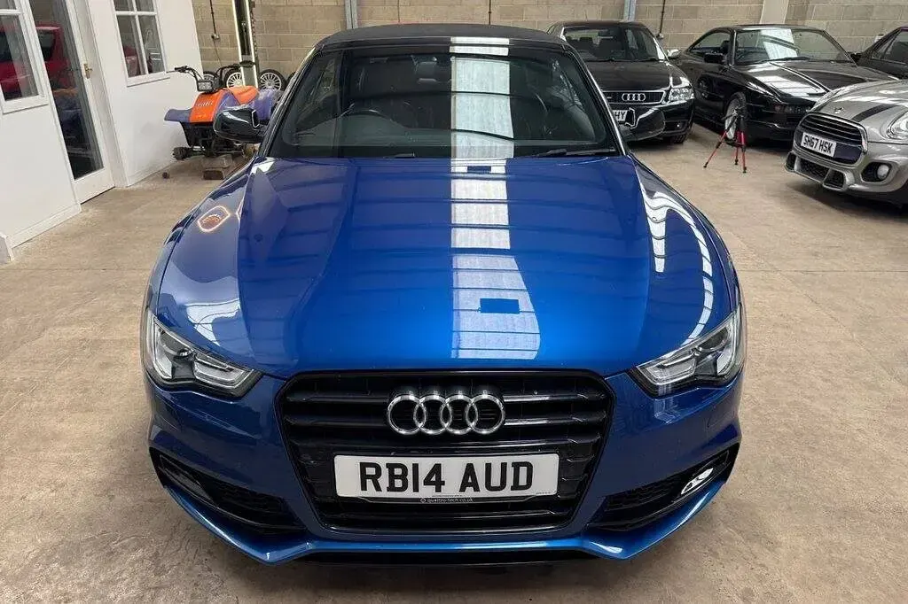 Used Audi A5 Cabriolet S-Line 174 HP (127 kW) 2015 Blue Cabriolet