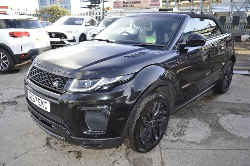 Used Land Rover Range Rover evoque HSE Dynamic 240 HP (176 kW) 2017 Black Cabriolet