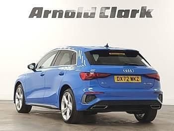 Used Audi A3 e-tron S-Line 204 HP (150 kW) 2023 Blue Hatchback