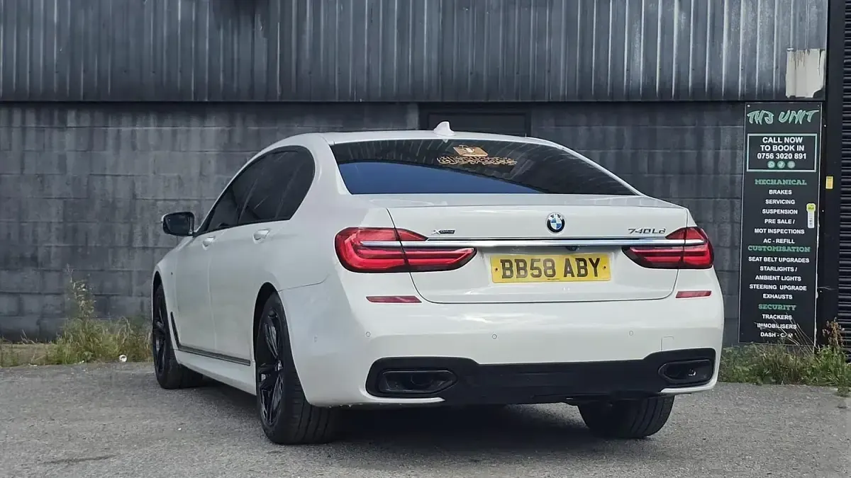 Used BMW 740L M Sport 2018 White Sedan