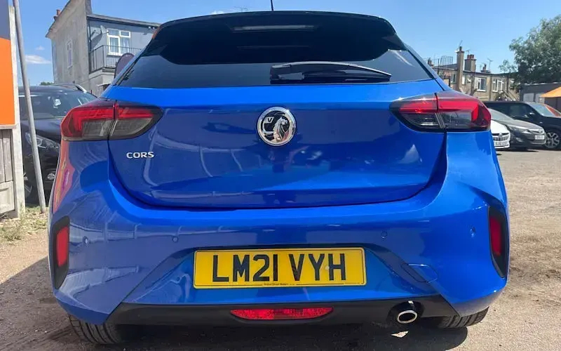 Used Vauxhall Corsa SRi 101 HP (74 kW) 2021 Blue Hatchback