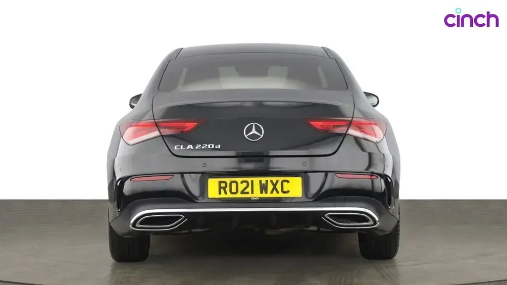 Used Mercedes CLA220 AMG Line Premium 2021 Black Coupe