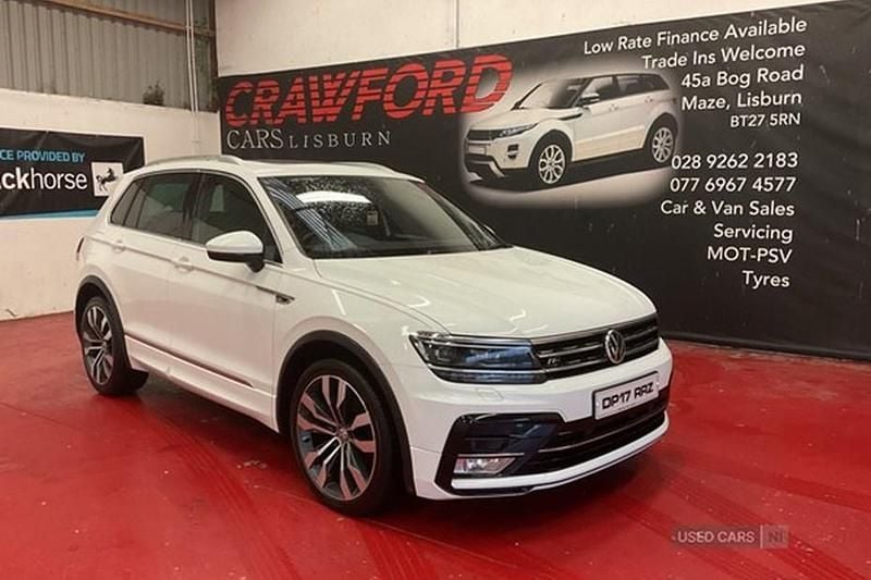 White Used 2017 VW Tiguan R-line SUV | £17,495 (Fair price) - Image 1/1