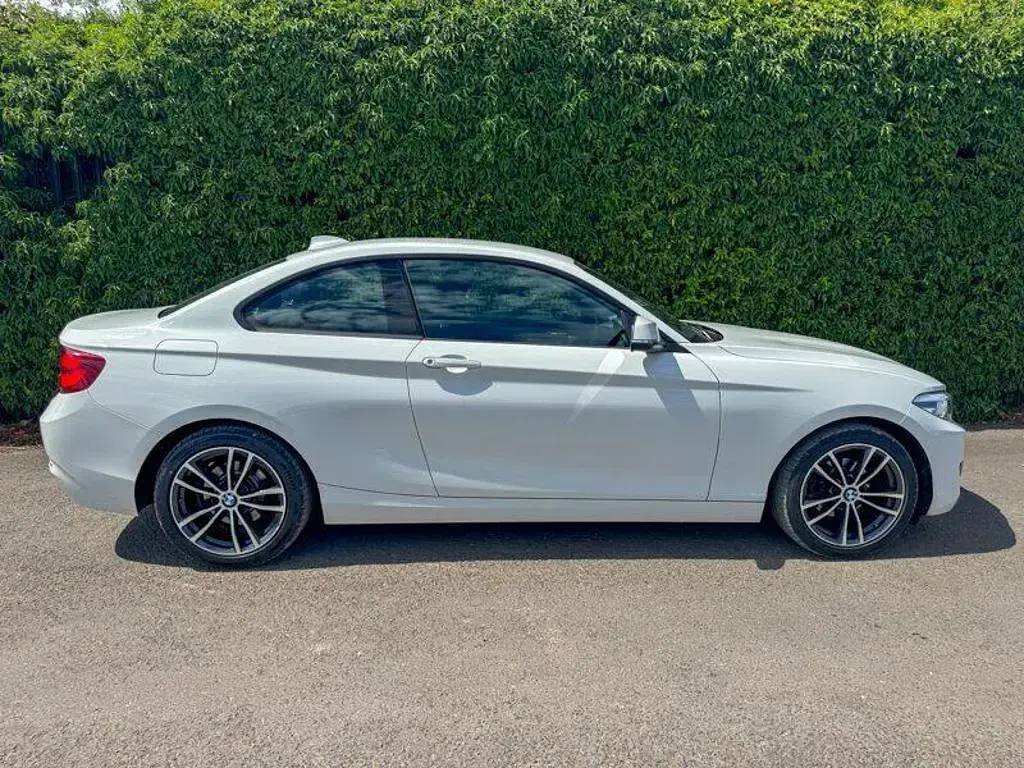 Used BMW 218 Sport Line 136 HP (100 kW) 2019 White Coupe
