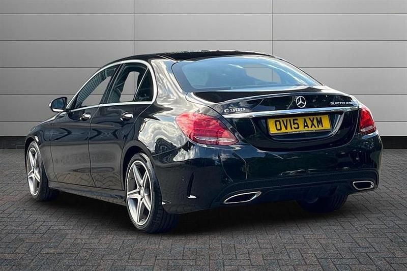 Used Mercedes C300 AMG Line Premium Plus 231 HP (169 kW) 2015 Obsidian black Sedan
